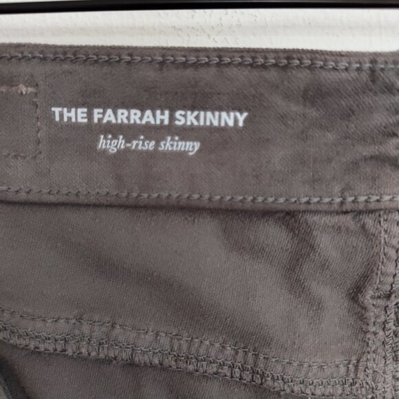 Ladies SZ 27 Adriano Goldschmied Grey Farrah Jean - Picture 6 of 7